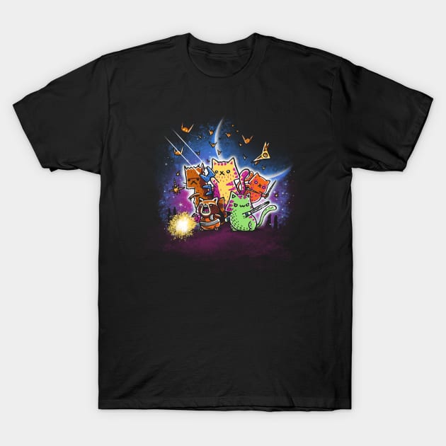 Pawdians of the Galaxy T-Shirt by Walmazan